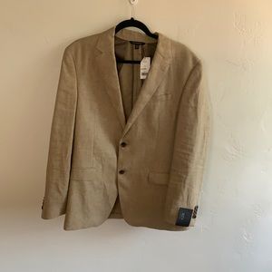 100% Linen tan sports jacket